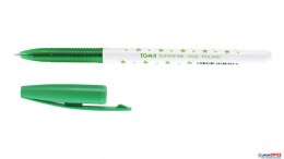 Długopis w gwiazdki SUPERFINE z supercienką końcówką, 0,5mm zielony TO-059 Toma Toma