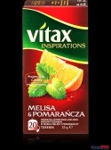 Herbata VITAX INSPIRATIONS Melisa&pomarańcza (20 saszetek) 33g zawieszka Vitax