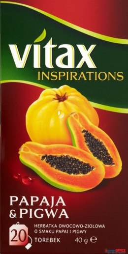 Herbata VITAX INSPIRATIONS Papaja & Pigwa 20tb*2g Vitax