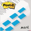 Zakładki indeksujące POST-IT (680-23), PP, 25,4x43,2mm, 50 kart., jaskrawoniebieskie Post-It 3M