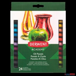Zestaw pasteli olejnych Derwent Academy, 24 szt, 2301953 Derwent