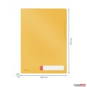 Folder A4 z kieszonką na etykietę Leitz Cosy, żółta 47080019 Leitz