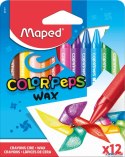 Kredki COLORPEPS świecowe 12 kolorów 861011 MAPED Maped
