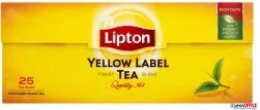 Herbata LIPTON YELLOW LABEL 25 torebek Lipton
