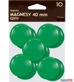 Magnesy 40mm GRAND zielone (10)^ 130-1703 Grand