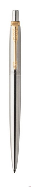Długopis żelowy (czarny) JOTTER STAINLESS STEEL GT 2020647, giftbox Parker