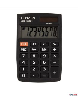 Kalkulator kieszonkowy CITIZEN SLD-100NR, 8-cyfrowy, 88x58mm, czarny CITIZEN