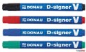 Marker per.D-SIGNER V ści.czar ny 7371001-01PL DONAU Donau
