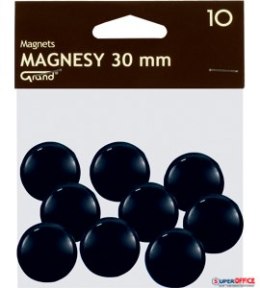 Magnes 30mm GRAND, czarny, 10 szt 130-1694 Grand