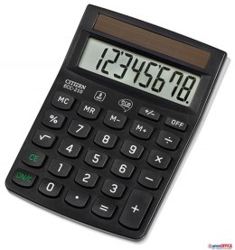 Kalkulator biurowy CITIZEN ECC-210, 8-cyfrowy, 143x102mm, czarny CITIZEN