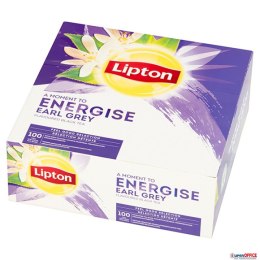 Herbata LIPTON EARL GREY (100 kopert fol.) czarna Lipton