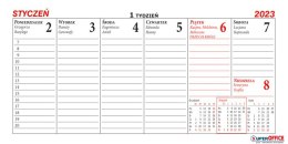 Kalendarz biurowy B12 JOWISZ-2023, BESKIDY Beskidy