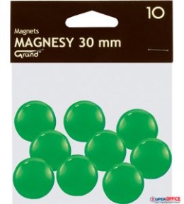 Magnes 30mm GRAND, zielony, 10 szt 130-1697 Grand