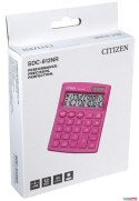 Kalkulator biurowy CITIZEN SDC-812NRPKE, 12-cyfrowy, 127x105mm, różowy CITIZEN