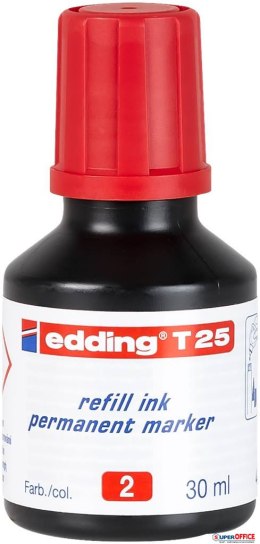 Tusz do mark.perm.30ml czerwony T25/002 EDDING (X) Edding
