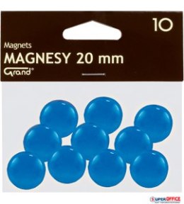 Magnes 20mm GRAND, niebieskie, 10 szt 130-1690 Grand