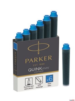 Naboje z Atramentem QUINK - MINI niebieski 1950409 PARKER Parker
