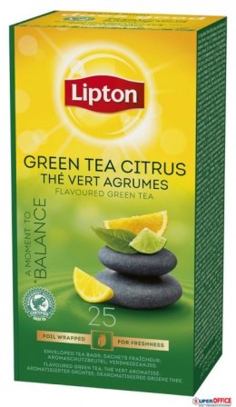 Herbata LIPTON Green Tea Citrus (25 saszetek) Lipton