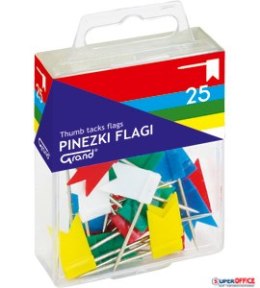 Pinezka flaga (25) mix kolor GRAND 110-1001 Grand
