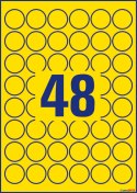 Etykiety Heavy Duty L6128-20 Q30 żółte 20 ark. poliestrowe Avery Zweckform (X) Avery Zweckform