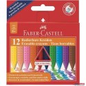 Kredki GRIP trójkątne 12 kol.woskowe FABER CASTEL 122520 Faber-Castell