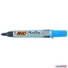 Marker permanentny BIC 2000 Ecolutions niebieski okrągła końcówka, 8209143 Bic