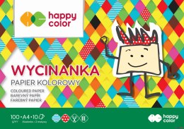 Blok Wycinanka, A4, 10 ark, 100 g, Happy Color HA 3710 2030-A10 Happy Color