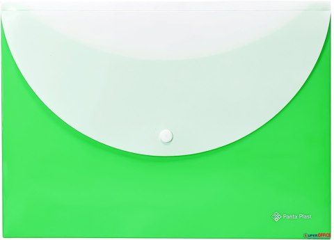 Koperta A4 dwie kieszenie zielona FOCUS 0410-0017-04 PANTA PLAST Panta Plast