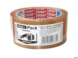 Taśma pakowa TESAPACK STANDARD SOLVENT 66mx48 transparent 55263-00000-00TS Tesa
