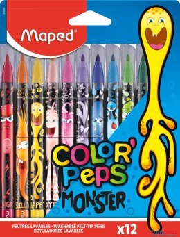 Flamastry COLORPEPS MONSTER 12 szt. Maped 845400 Maped