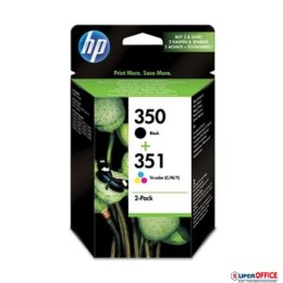 Zestaw tuszy HP 350/351(SD412EE) CMYK 200str(BK) 170str(kol) Hewlett-Packard