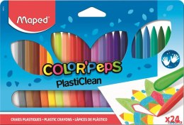 Kredki plastikowe Colorpeps 24 kolorów 862013 MAPED Maped