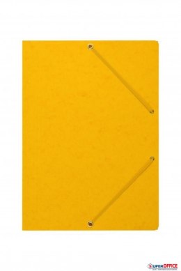 Teczka z gumką rogi DOTTS A4 preszpan żółta 390g Dotts