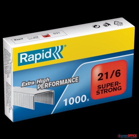 Zszywki Rapid Super Strong 21/6 1M 1000 szt. 24867700 Rapid