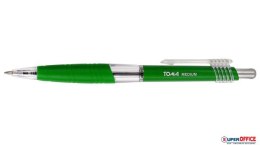 Długopis AUTOMAT MEDIUM z końcówką 1,0mm zielony TO-038 Toma Toma