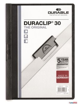 Skoroszyt DURABLE DURACLIP Original 30 czarny 2200-01 Durable