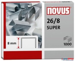 Zszywki 26/8 SUPER 1000sztuk NOVUS 040-0199 Novus