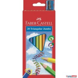Kredki trójkątne FABER-CASTELL Junior Grip 20 kolorów 116520 FC Faber-Castell