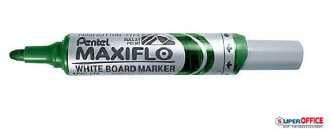 Marker suchościeralny zielony MWL5MD PENTEL MAXIFLO(z tłoczkiem) Pentel