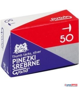 Pinezki srebrne S50 (10paczek) GRAND 110-1378 Grand