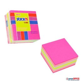 Bloczek STICKN 51x51mm różowy-mix neon i pastel 21533 StickN