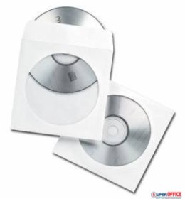 Koperty NC samoklejące CD SK białe 90g okno okrągłe 1000szt. 33020117 NC Koperty