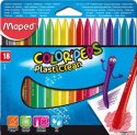 Kredki plastikowe Colorpeps 18 kolorów 862012 MAPED (X) Maped