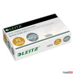 Zszywki Leitz białe, niewidoczne na papierze 24/6, 1000 szt., 55540000 Leitz