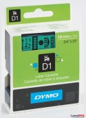 Taśma DYMO D1 - 19 mm x 7 m, czarny / zielony S0720890 do drukarek etykiet (X) Dymo