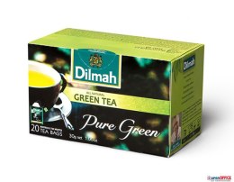 Herbata DILMAH PURE GREEN TEA ekspresowa (20 torebek) 1,5g zielona Dilmah