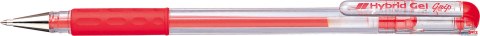 Długopis żelowy 0,6mm czerwony K116-B PENTEL - HYBRID GEL GRIP Pentel
