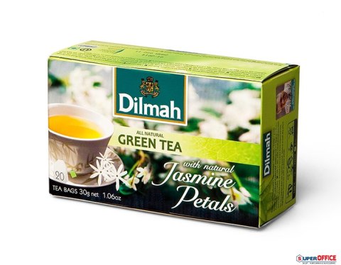 Herbata DILMAH GREEN JAŚMIN 20t*1,5g zielona Dilmah