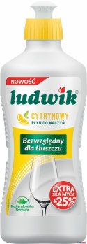 LUDWIK Płyn do mycia naczyń 450g cytrynowy 028850 Ludwik
