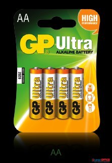 Bateria alkaliczna GP Ultra AA / LR6 (4szt) 1.5V GPPCA15AU017 GP Batteries